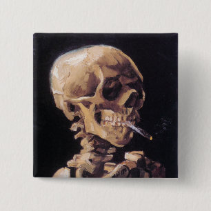 botón Calavera para fumar