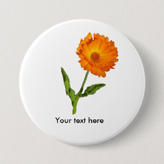Botón - Calendula con texto
