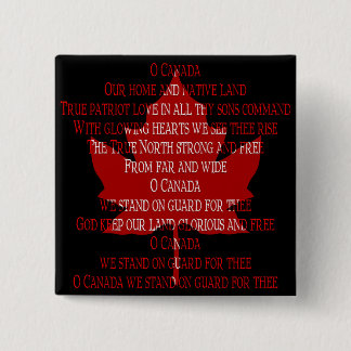 Botón Canada Anthem Canada Souvenirs Canada Gift
