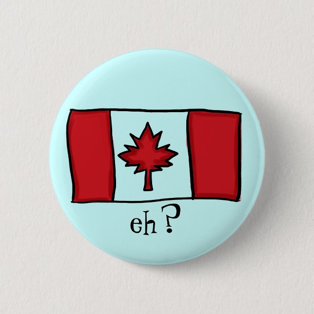 Botón canadiense de la bandera (Anverso)