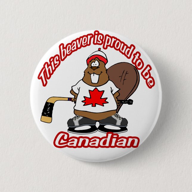 Botón canadiense del castor (Anverso)
