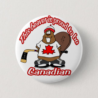 Botón canadiense del castor