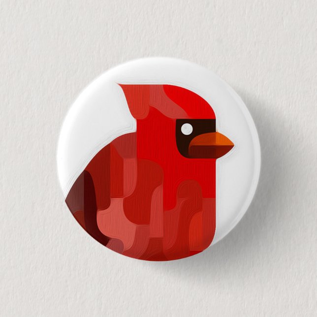 Botón cardinal del pájaro (Anverso)