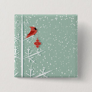 Botón cardinal rojo