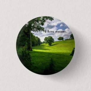 Botón cariñoso de la naturaleza