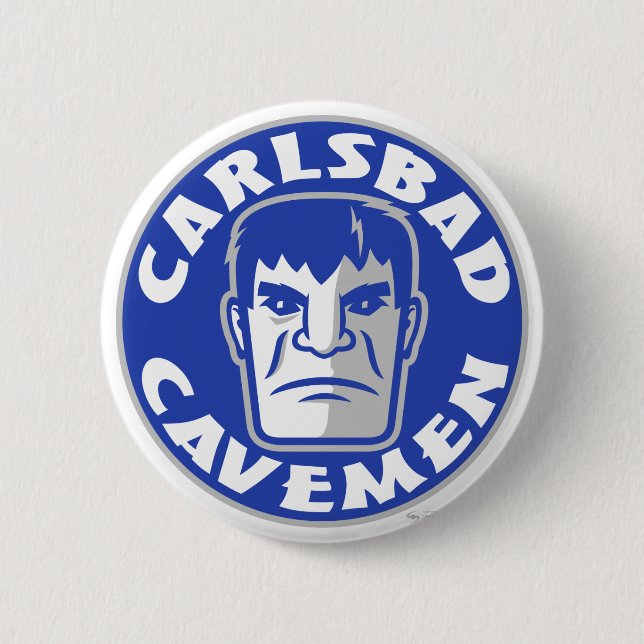 botón Carlsbad Cavemen (Anverso)