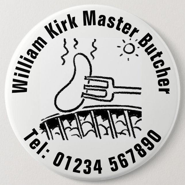 botón Carnicero maestro (Anverso)