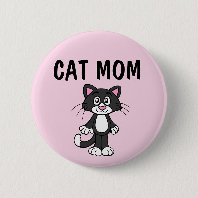 BOTÓN CAT MOM (Anverso)