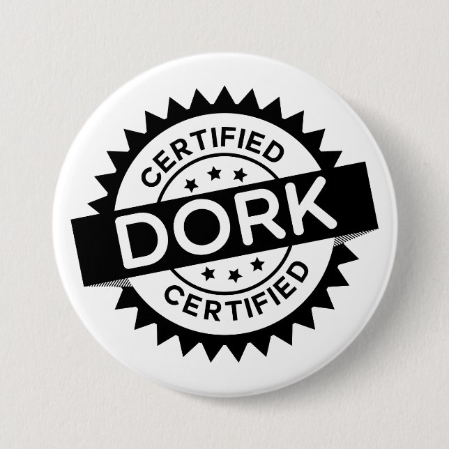 Botón certificado del Dork (Anverso)