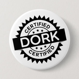 Botón certificado del Dork