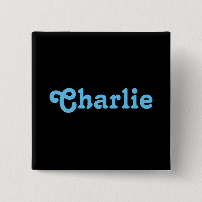 botón Charlie (Anverso)