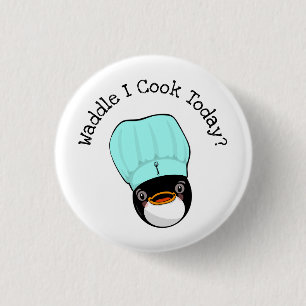 Botón Chef pingüino