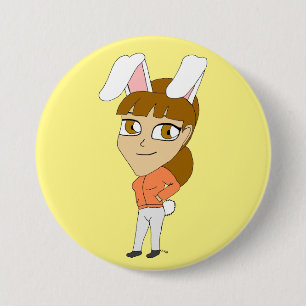 botón chibi bunnygirl