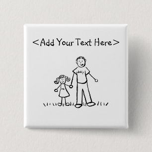 botón Chica de papá