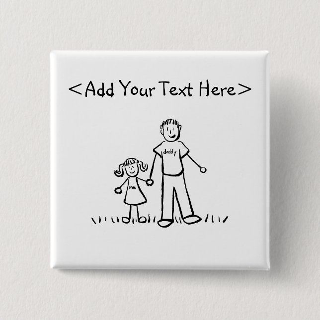 botón Chica de papá (Anverso)