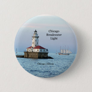 Botón Chicago Breakwater Light & Windy II