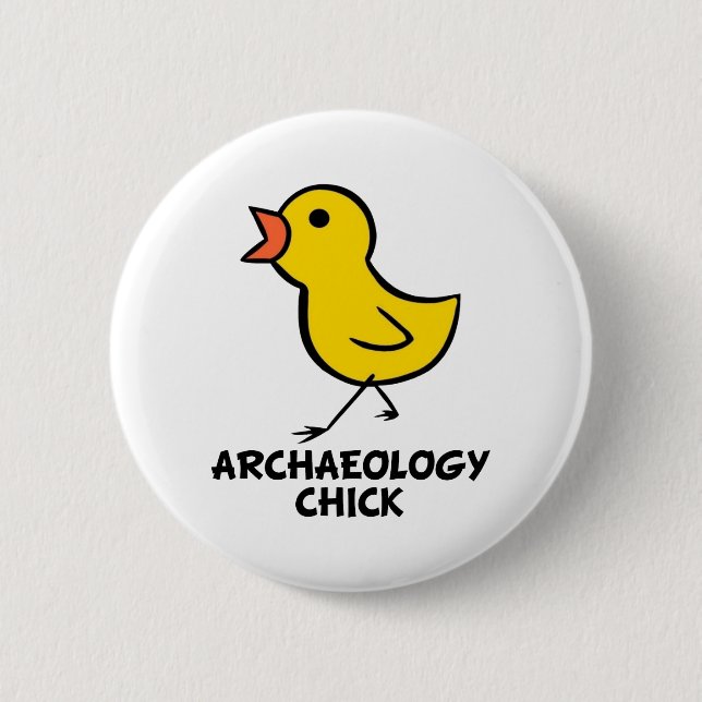 botón Chick de arqueología (Anverso)