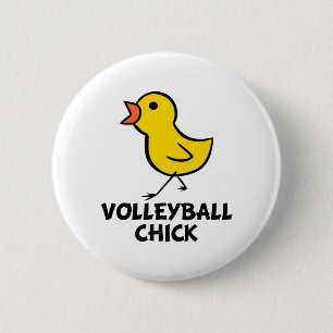 botón Chick de voleibol