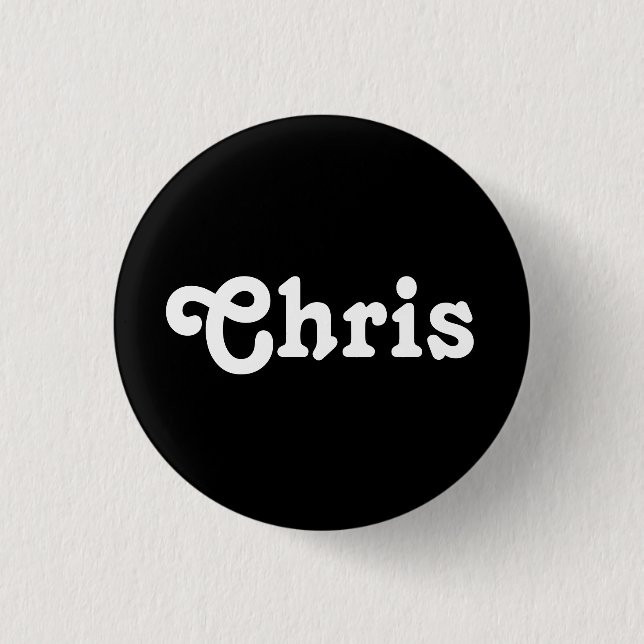 Botón Chris (Anverso)