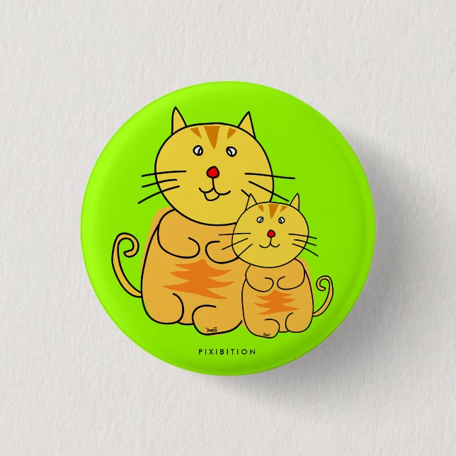 botón Chubby Cat (Anverso)