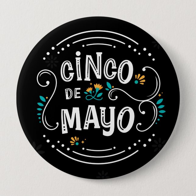 Botón Cinco de Mayo (Anverso)