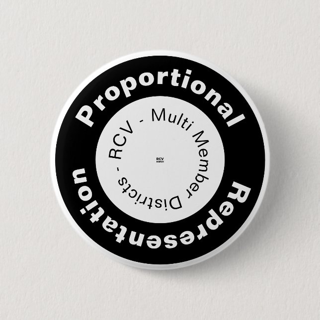 botón circular Representación proporcional (Anverso)