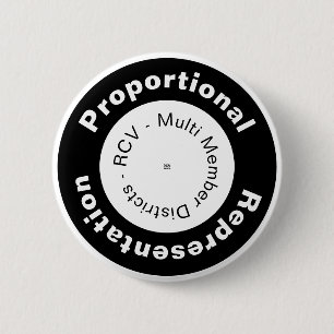 botón circular Representación proporcional