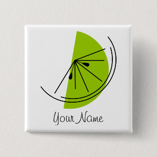 botón Citrus Lime Name