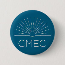 Botón CMEC - turquesa con logotipo blanco