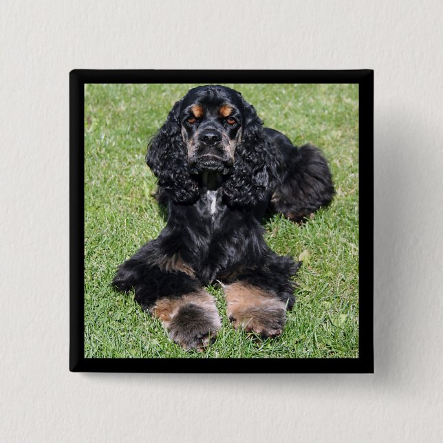 botón Cocker Spaniel (Anverso)