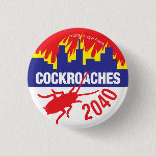 Botón Cockroaches 2040