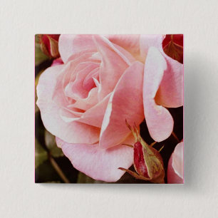 Botón color de rosa rosado