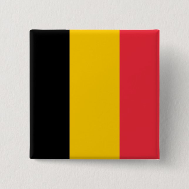 Botón con bandera de Bélgica (Anverso)
