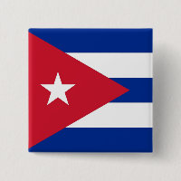 Botón con bandera de Cuba