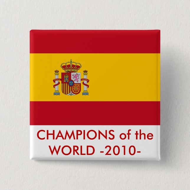 Botón con bandera de España (Anverso)