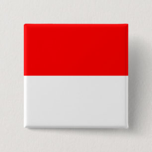 Botón con bandera de Indonesia