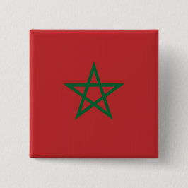 Botón con bandera de Marruecos