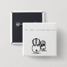 botón Conejito de pareja | Estar De Su Lado