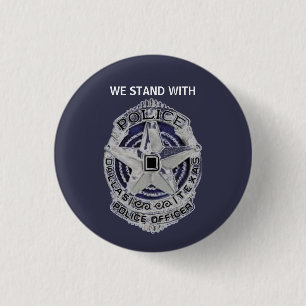Botón conmemorativo de los oficiales de policía