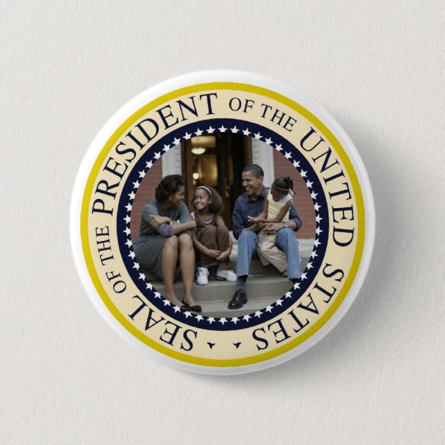 botón conmemorativo del presidente Obama (Anverso)
