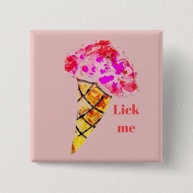 botón Cono de helado (Anverso)
