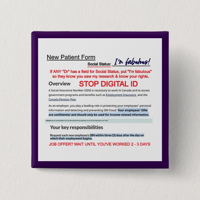 botón Conocer sus derechos por RoseWrites (Anverso)