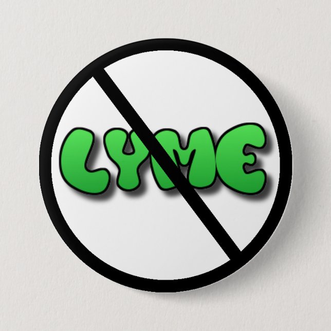 Botón contra la enfermedad de Lyme (Anverso)