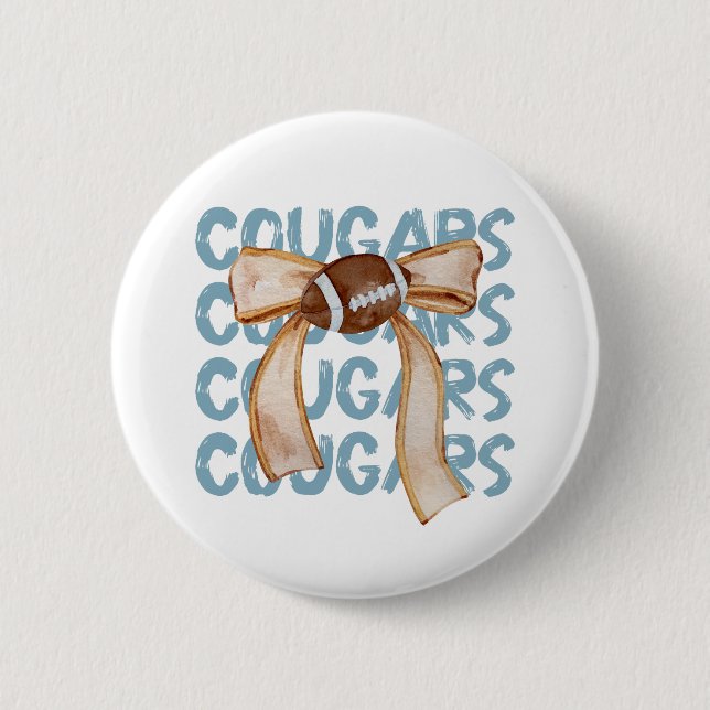 botón Coquette de la mascota Cougar (Anverso)