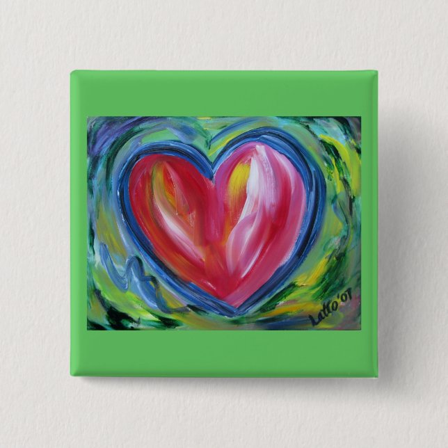 botón Corazón con esperanza (Anverso)