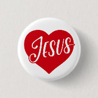 Botón Corazón de Amor de Jesús