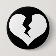 botón Corazón roto / Pin
