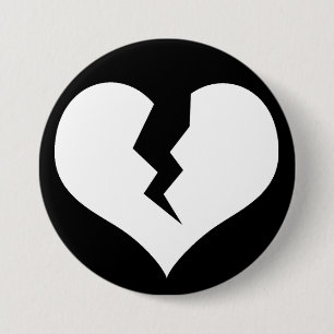 botón Corazón roto / Pin