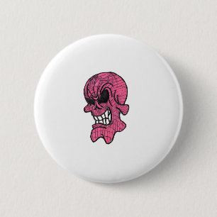 botón Cráneo Rosado