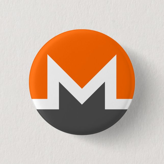 Botón criptográfico de Monero (XMR) (Anverso)